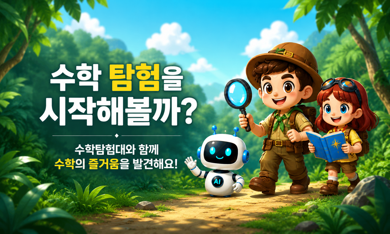 똑똑! 수학탐험대 — 수학 탐험을 시작해볼까?